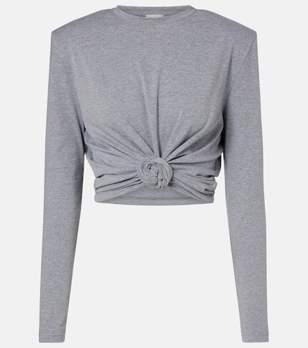 Top cropped de jersey de algodón - Magda Butrym - Modalova
