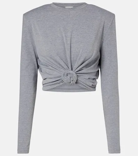 Top cropped de jersey de algodón - Magda Butrym - Modalova