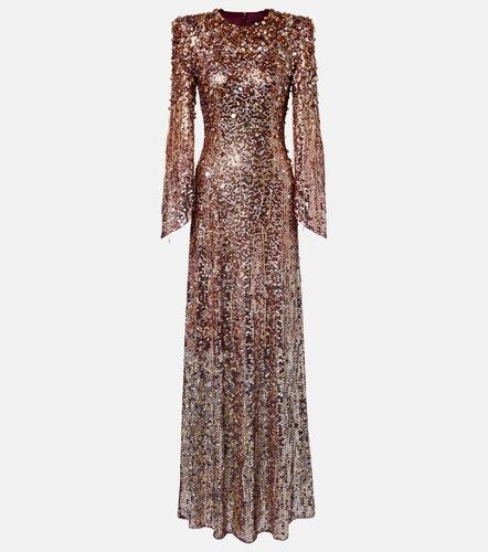 Phara embellished fringed gown - Jenny Packham - Modalova