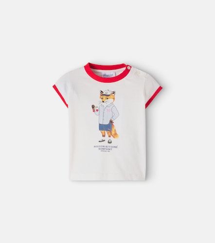 Bebé - x Maison Kitsuné camiseta Lyrical de jersey de algodón estampada - Bonpoint - Modalova