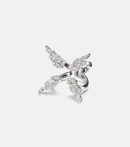 Y-Not 18kt white gold ring with diamonds - Yeprem - Modalova