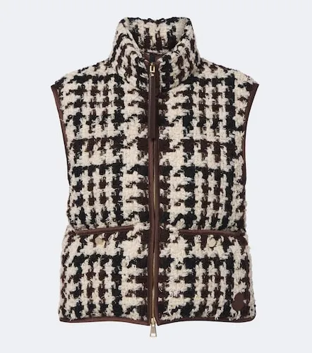 Moncler Daunenweste aus Bouclé - Moncler - Modalova