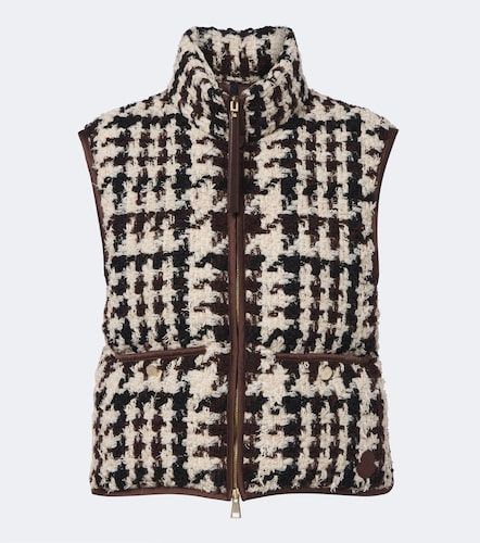 Moncler Daunenweste aus Bouclé - Moncler - Modalova