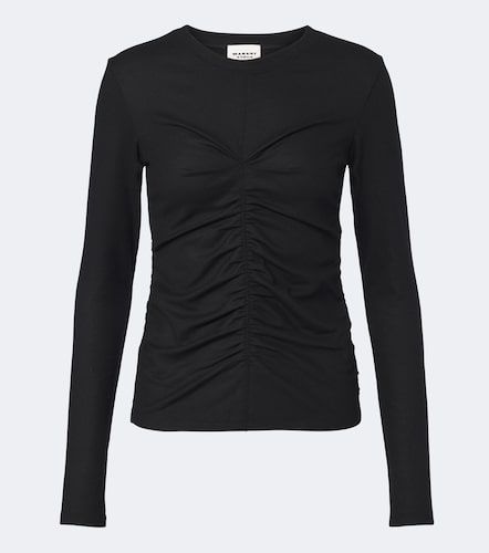 Delesa ruched jersey top - Marant Etoile - Modalova