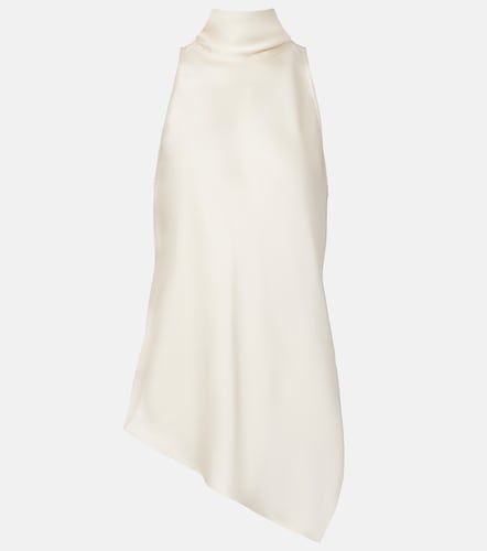 Asymmetric silk top - Brunello Cucinelli - Modalova