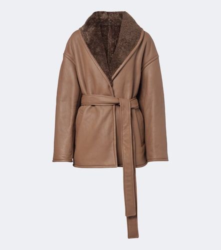 Cappotto Manu in pelle e shearling - Joseph - Modalova