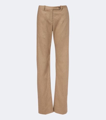 Pantaloni regular Hunter in lana e cashmere - Khaite - Modalova