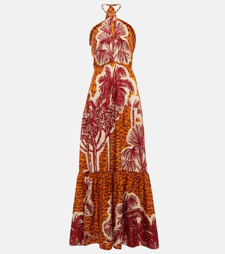 Golden Bea printed cotton maxi dress - Johanna Ortiz - Modalova