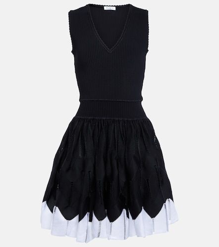 Alaia V-neck minidress - Alaia - Modalova