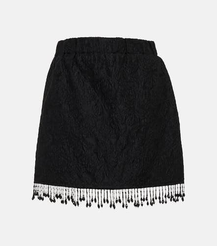 Embellished jacquard organza miniskirt - Ganni - Modalova