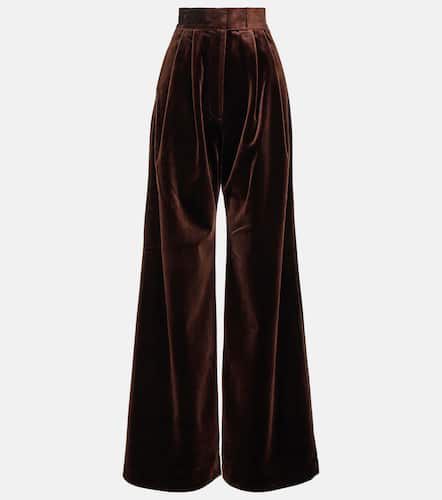 Rowe high-rise wide-leg velvet pants - Alex Perry - Modalova