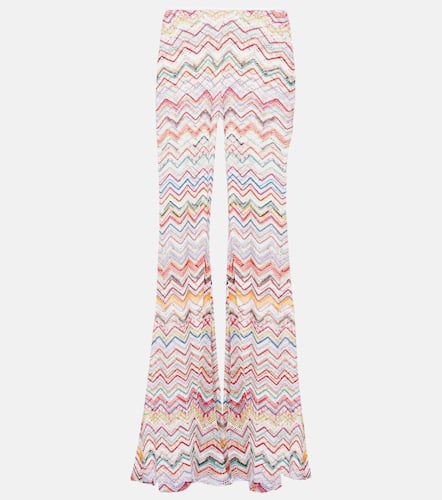 Zig Zag low-rise lamÃ© flared pants - Missoni Mare - Modalova