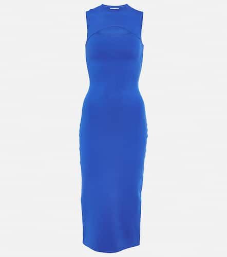 Slash Front crÃªpe midi dress - Victoria Beckham - Modalova