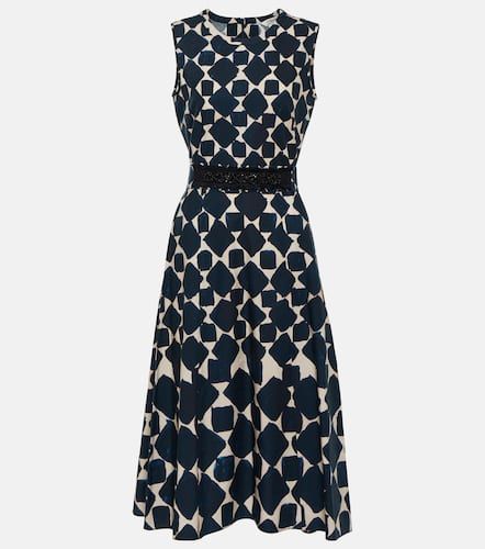 Notte printed poplin midi dress - 'S Max Mara - Modalova