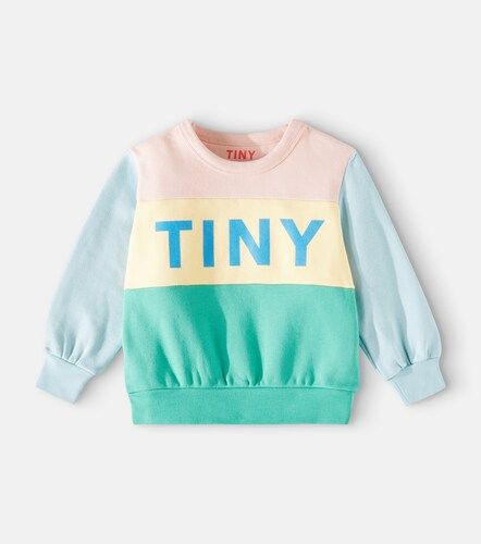 Sudadera Color Block de algodón con logo - Tinycottons - Modalova
