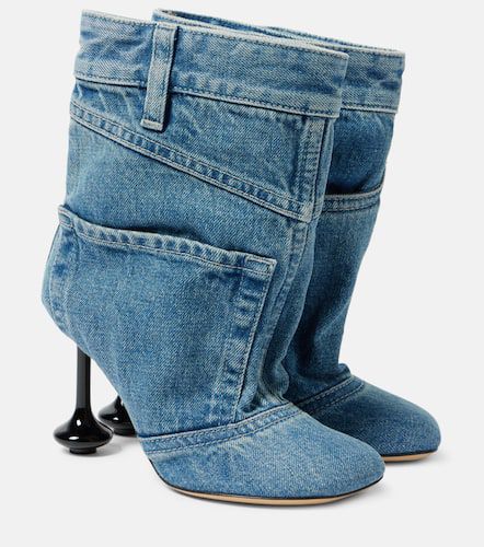 Toy Panta 90 denim ankle boots - Loewe - Modalova