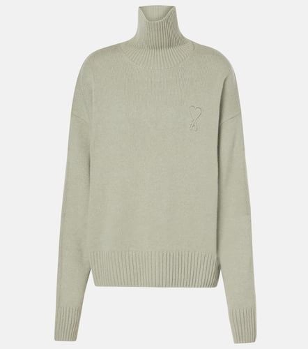 Ami De CÅur wool and cashmere turtleneck sweater - Ami Paris - Modalova