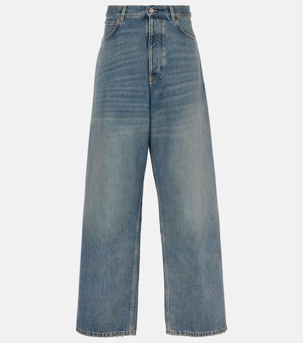 Faded mid-rise wide-leg jeans - Balenciaga - Modalova