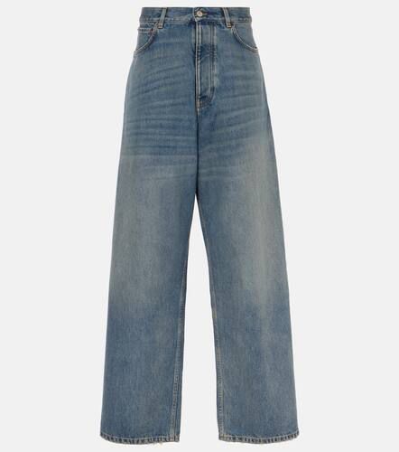 Faded mid-rise wide-leg jeans - Balenciaga - Modalova