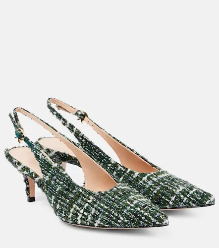 Boucle slingback pumps - Gianvito Rossi - Modalova