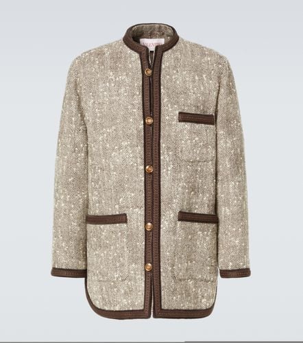 Valentino Melange wool-blend jacket - Valentino - Modalova