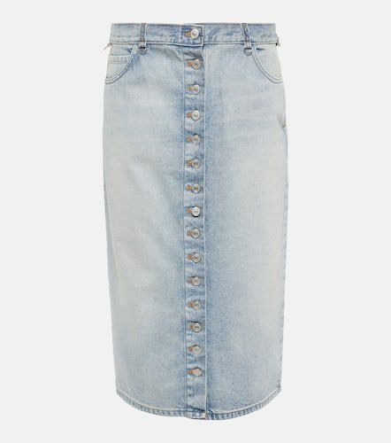 CourrÃ¨ges Multiflex denim midi skirt - Courreges - Modalova