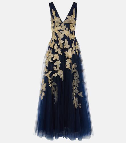 Arcangela appliquÃ© tulle gown - Costarellos - Modalova