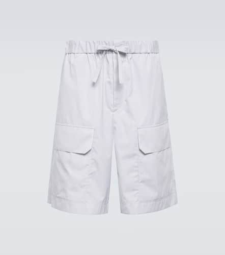 Striped cotton Bermuda shorts - Jil Sander - Modalova