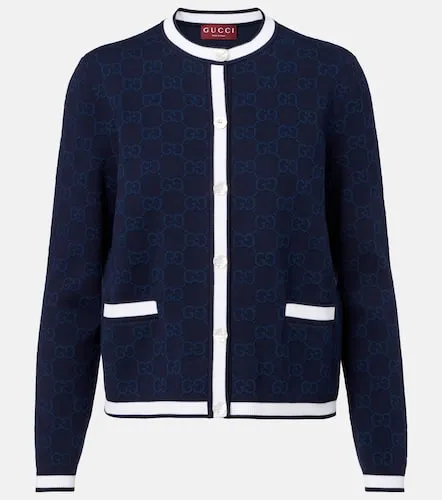 Gucci GG cotton intarsia cardigan - Gucci - Modalova