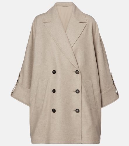 Oversized wool jacket - Brunello Cucinelli - Modalova
