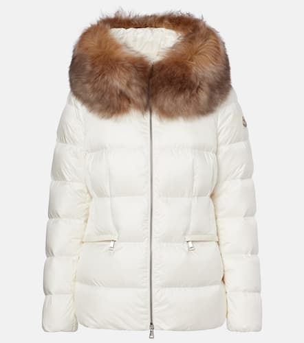 Boed shearling-trimmed down jacket - Moncler - Modalova