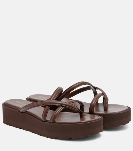 Nadina leather platform sandals - Gianvito Rossi - Modalova