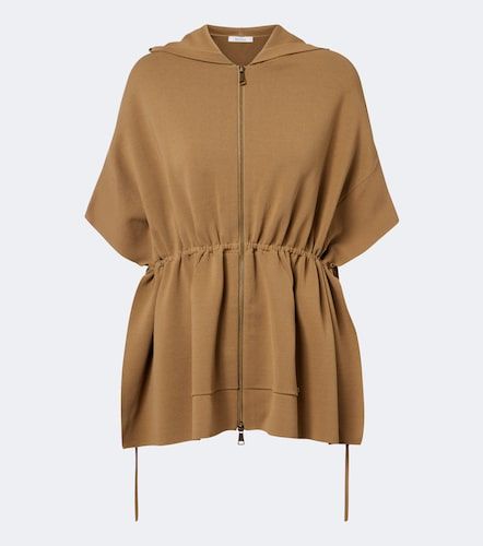 Poncho de punto con capucha - Max Mara - Modalova