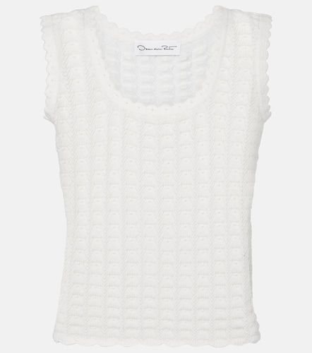 Top in cotone e seta - Oscar de la Renta - Modalova