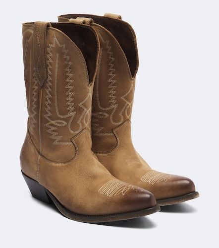 Botas cowboy Wish Star de piel - Golden Goose - Modalova