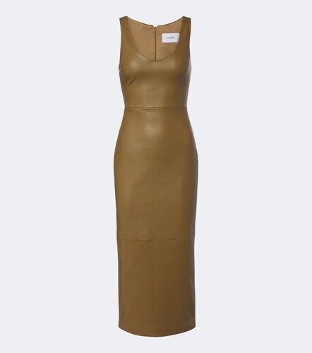 Alex Perry Abito midi in pelle - Alex Perry - Modalova