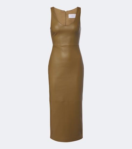 Alex Perry Vestido midi de piel - Alex Perry - Modalova