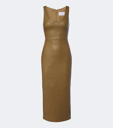 Alex Perry Vestido midi de piel - Alex Perry - Modalova