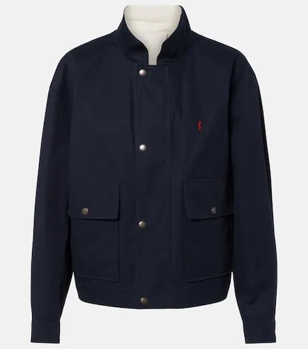 Reversible cotton blouson jacket - Saint Laurent - Modalova