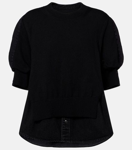 Pullover aus einem Baumwollgemisch - Sacai - Modalova