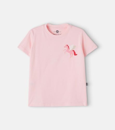 Camiseta de jersey de algodón estampada - Pepita&Me - Modalova