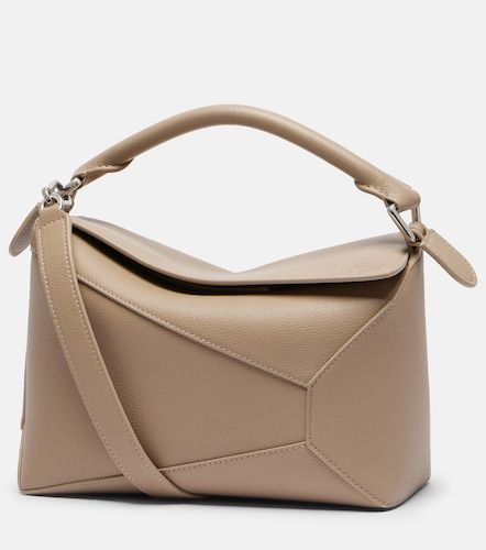 Puzzle Edge Small leather top-handle bag - Loewe - Modalova