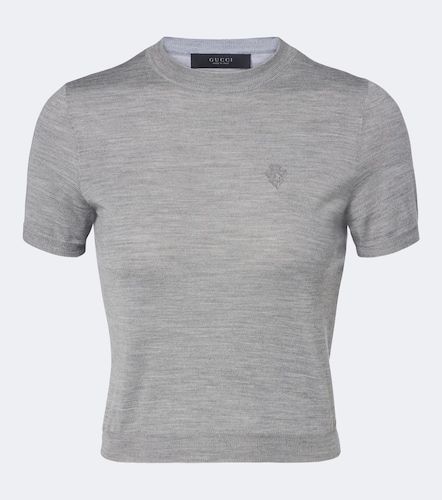 Gucci Pullover in lana e seta - Gucci - Modalova