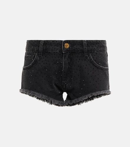 Blumarine Shorts denim de tiro bajo - Blumarine - Modalova