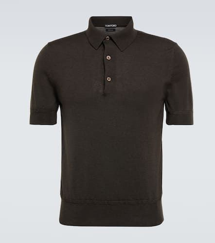 Cashmere and silk polo shirt - Tom Ford - Modalova