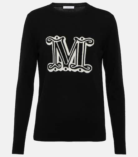 Pullover Pamir in cashmere con logo - Max Mara - Modalova