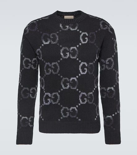 GG intarsia wool-blend sweater - Gucci - Modalova