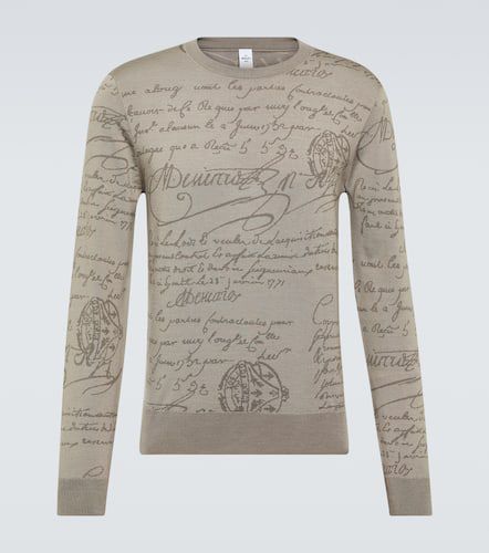 Scritto jacquard wool sweater - Berluti - Modalova