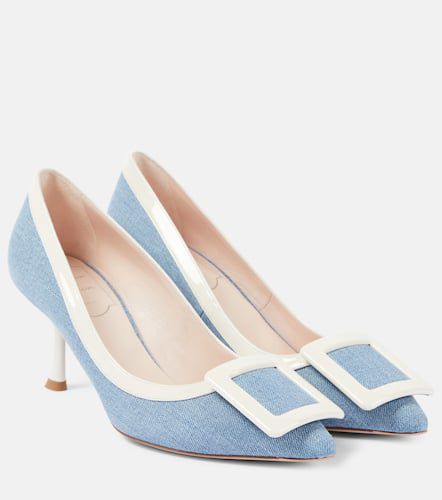 Viv' In The City leather-trimmed pumps - Roger Vivier - Modalova