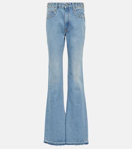 High-rise flared jeans - Alessandra Rich - Modalova